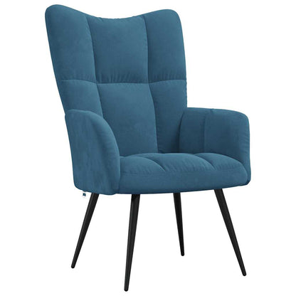 Relaxstoel Met Voetenbank Fluweel