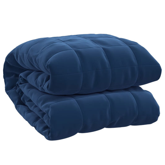 Verzwaringsdeken Stof Blauw