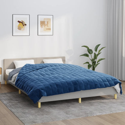 Verzwaringsdeken Stof Blauw