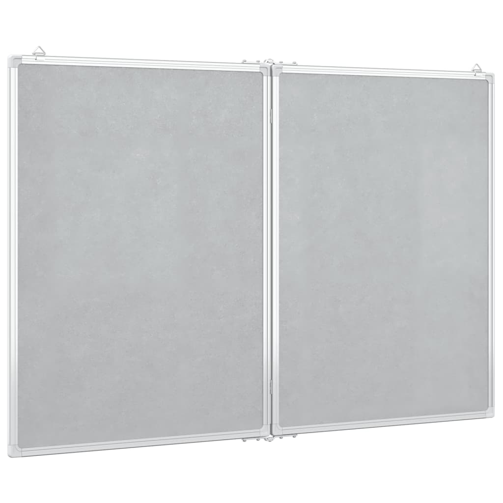 Whiteboard Magnetisch Inklapbaar 100X80X1,7 Cm Aluminium