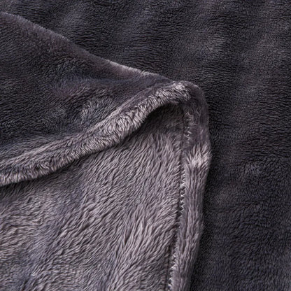 Zachte fleecedeken met koraalprint