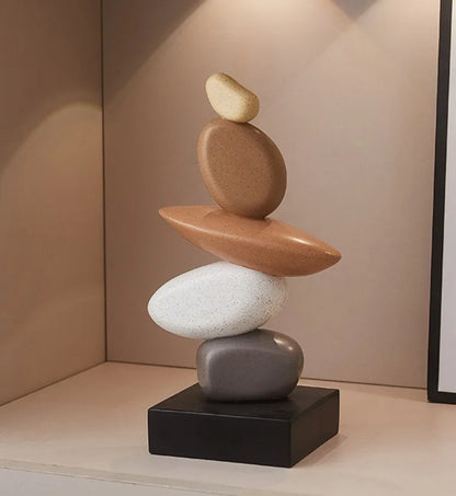 Scandinavisch hars beeldhouwwerk