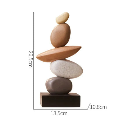 Scandinavisch hars beeldhouwwerk